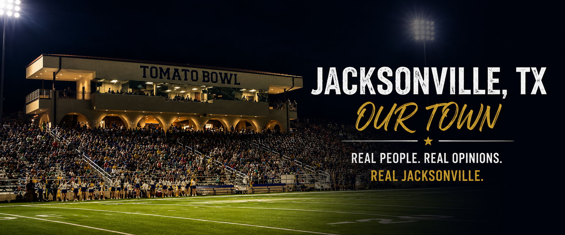 Jacksonville TX Our Town Tomato Bowl banner